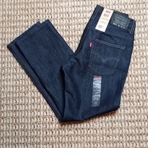 Levis Jeans Denim 511 Slim 10 Husky 30 X 26 Adjustable Waistband Denim Pants